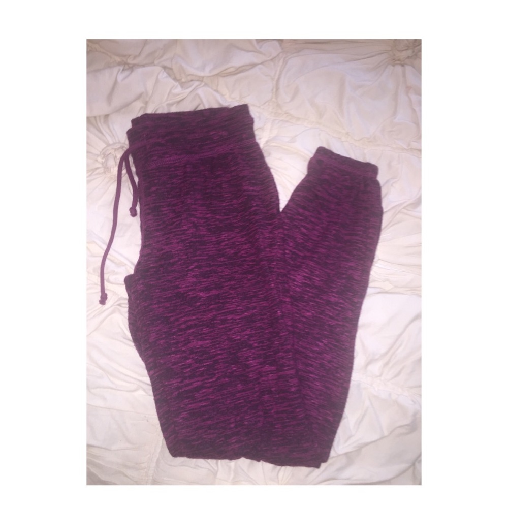 Red joggers